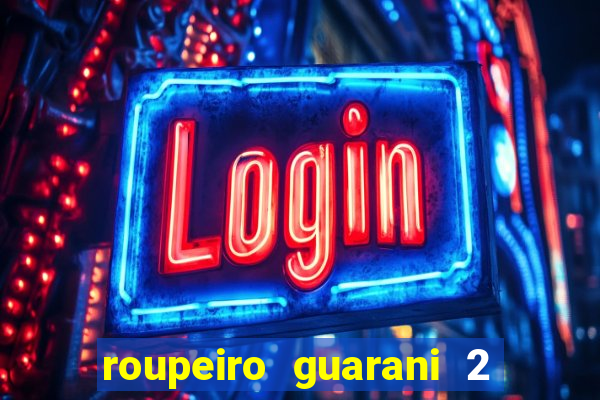 roupeiro guarani 2 portas de correr com espelho